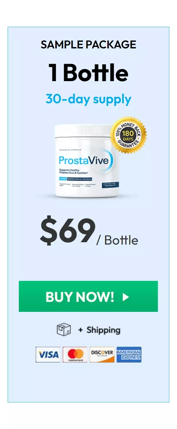 ProstaVive™ 1 bottle pricing